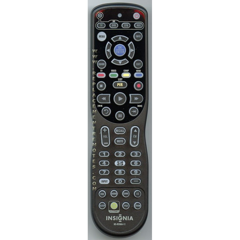 Insignia NSRC06A11 Universal TV Remote Control