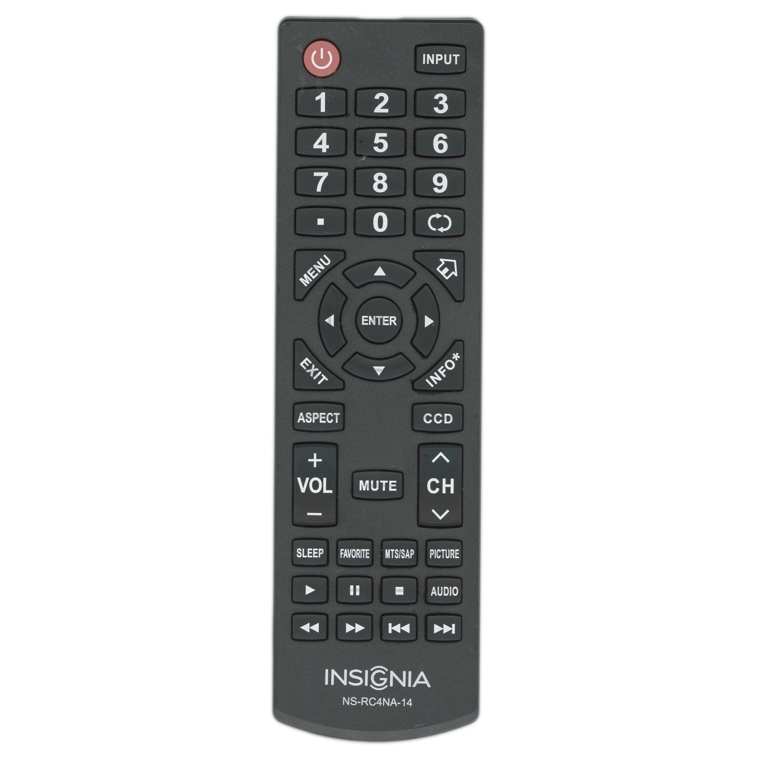 Insignia NSRC4NA14 TV Remote Control