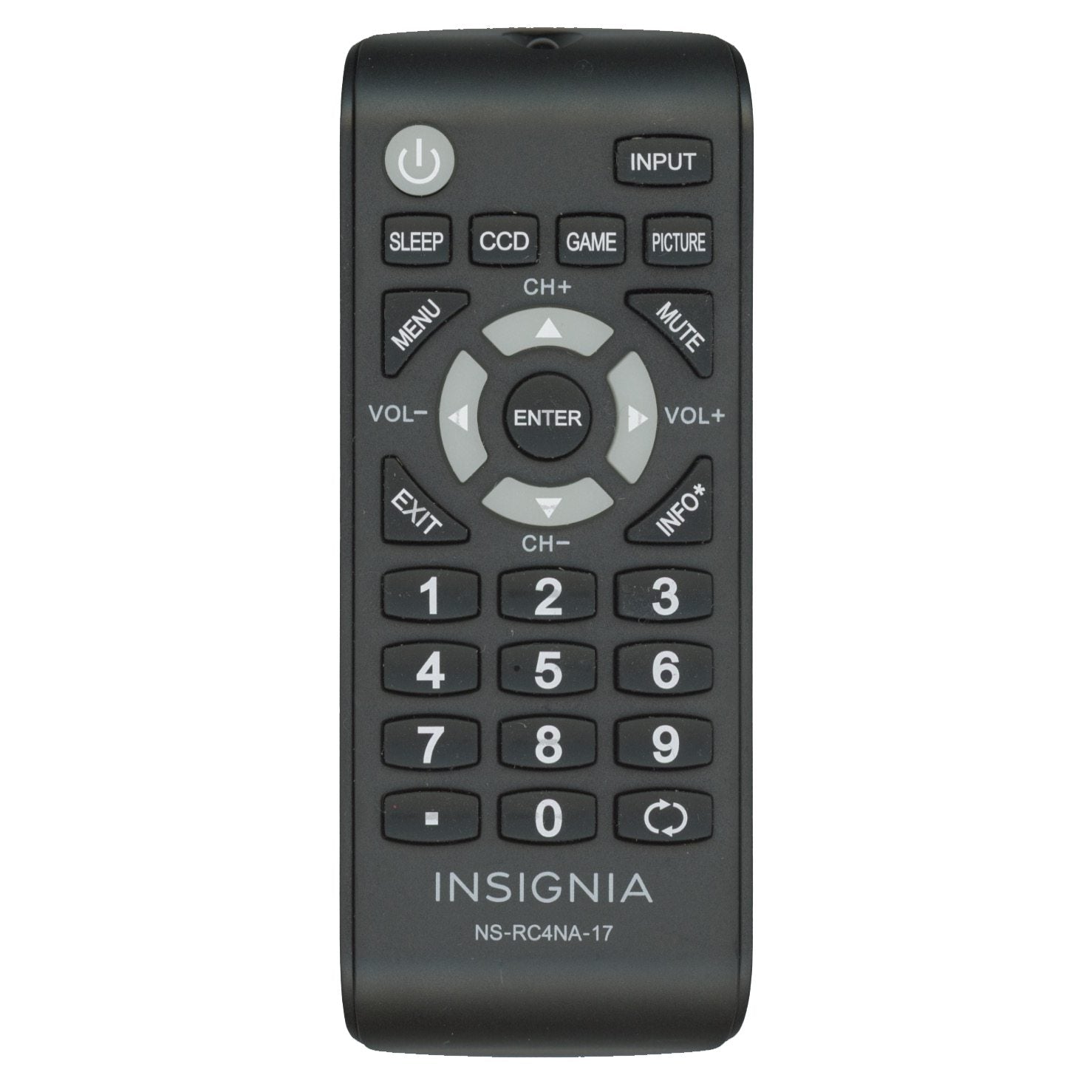 Insignia NSRC4NA17 TV Remote Control