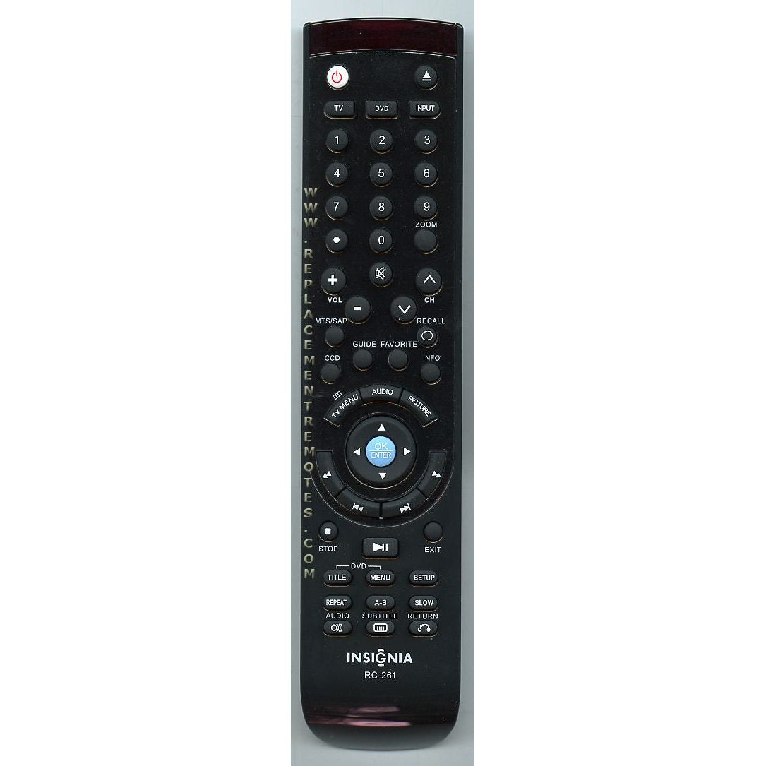 Insignia RC261 TV/DVD Remote Control