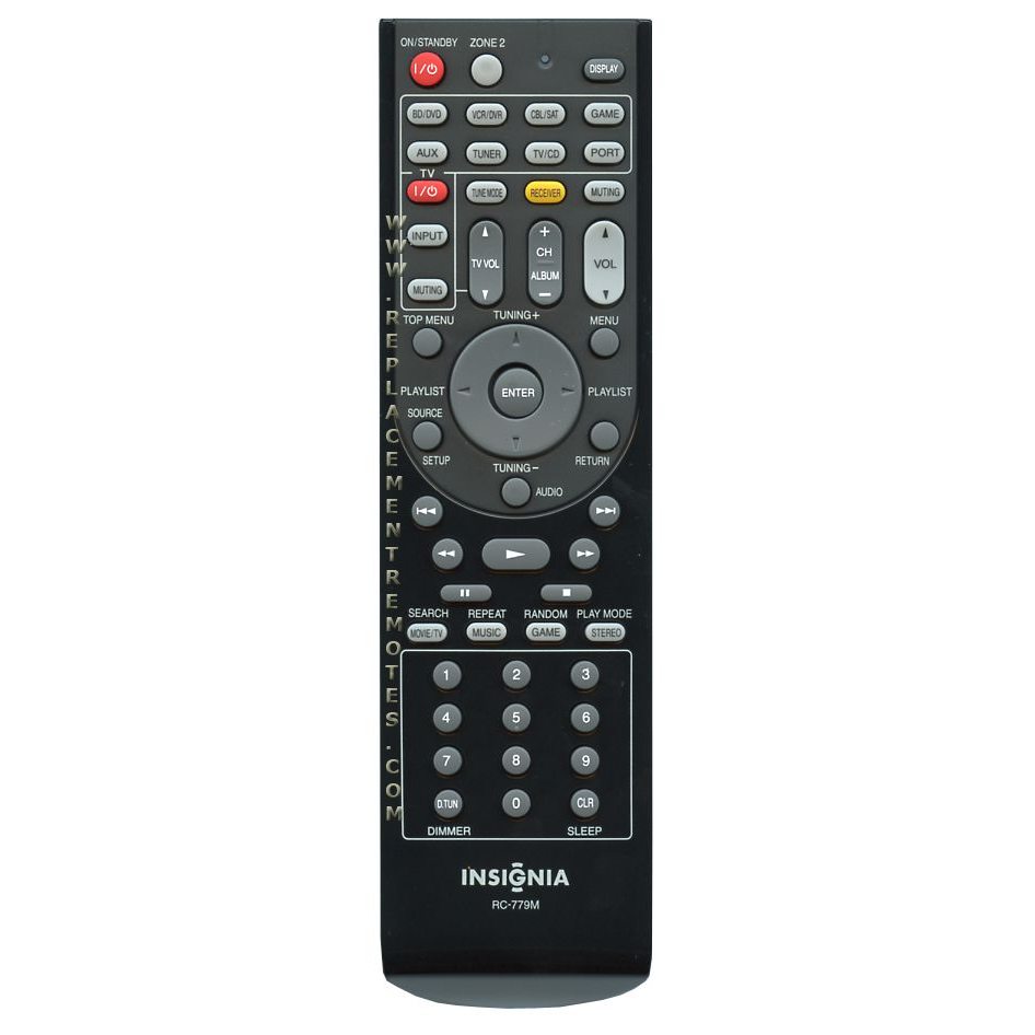 Insignia RC779M Receiver Remote Control