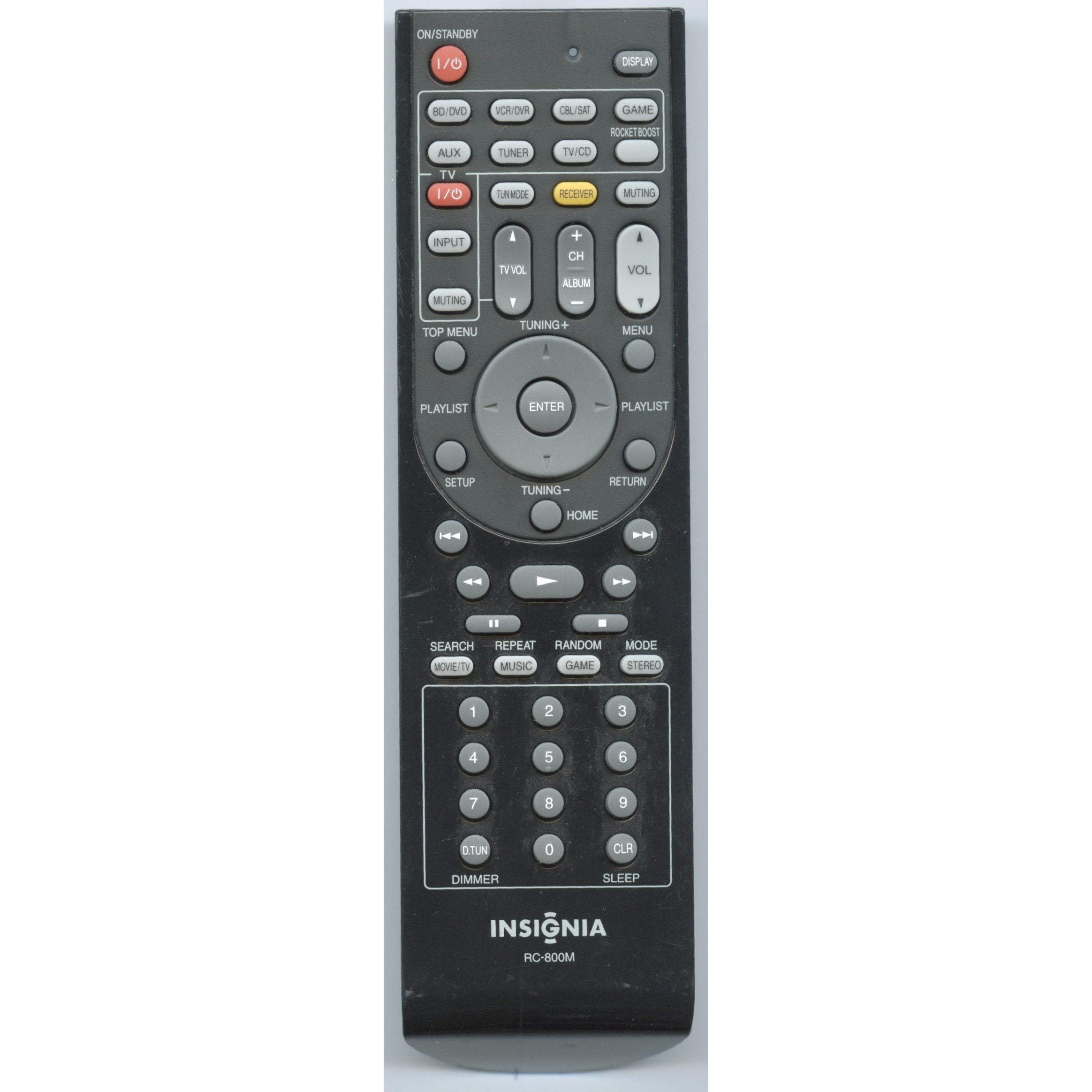 Insignia RC800M Audio Remote Control