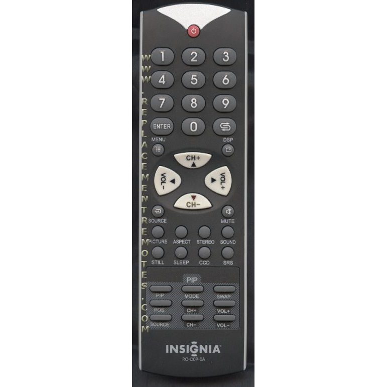 Insignia RCC090A TV Remote Control