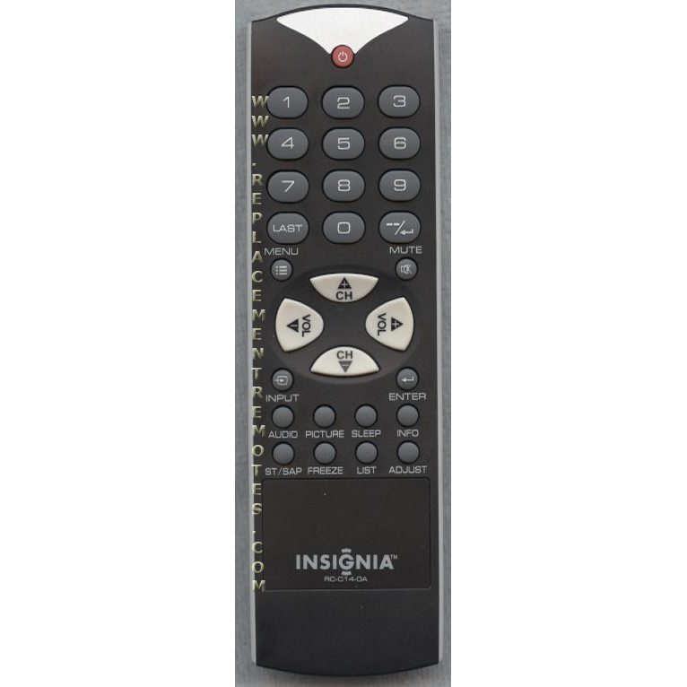 Insignia RCC140A TV Remote Control