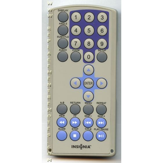 Insignia RCNN07 DVD Remote Control