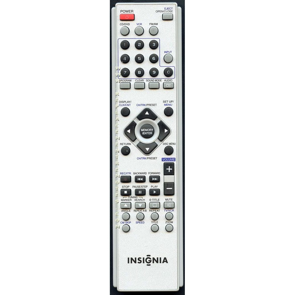 Insignia RCNN150 DVD/VCR Remote Control