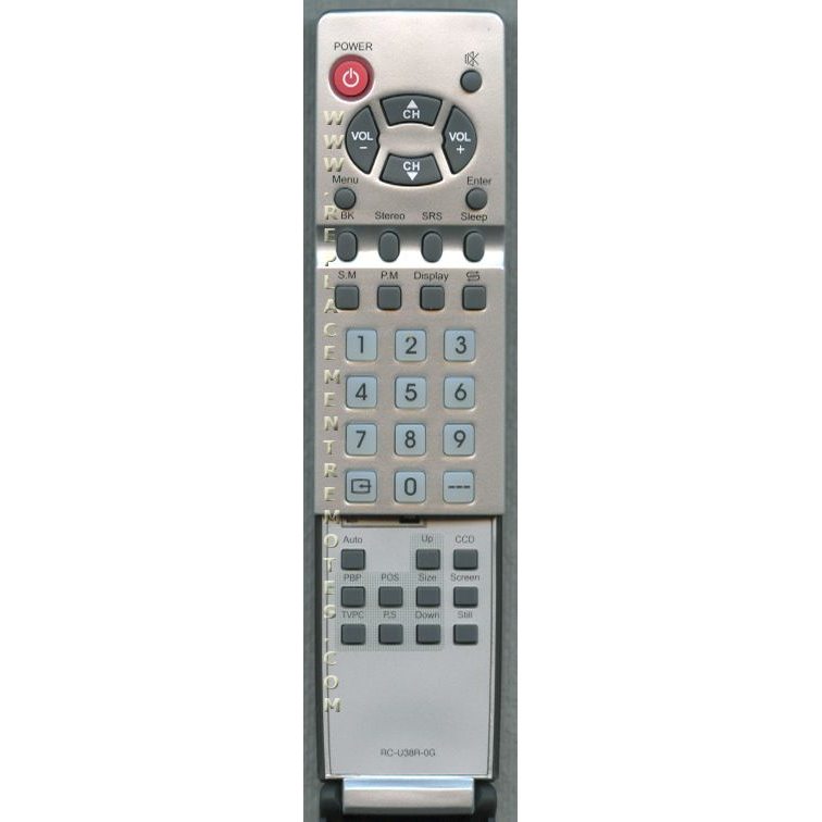 Insignia RCU38R0G TV Remote Control