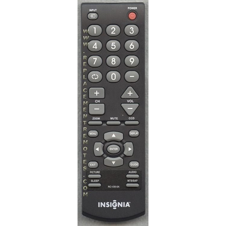 Insignia RCV200A TV Remote Control