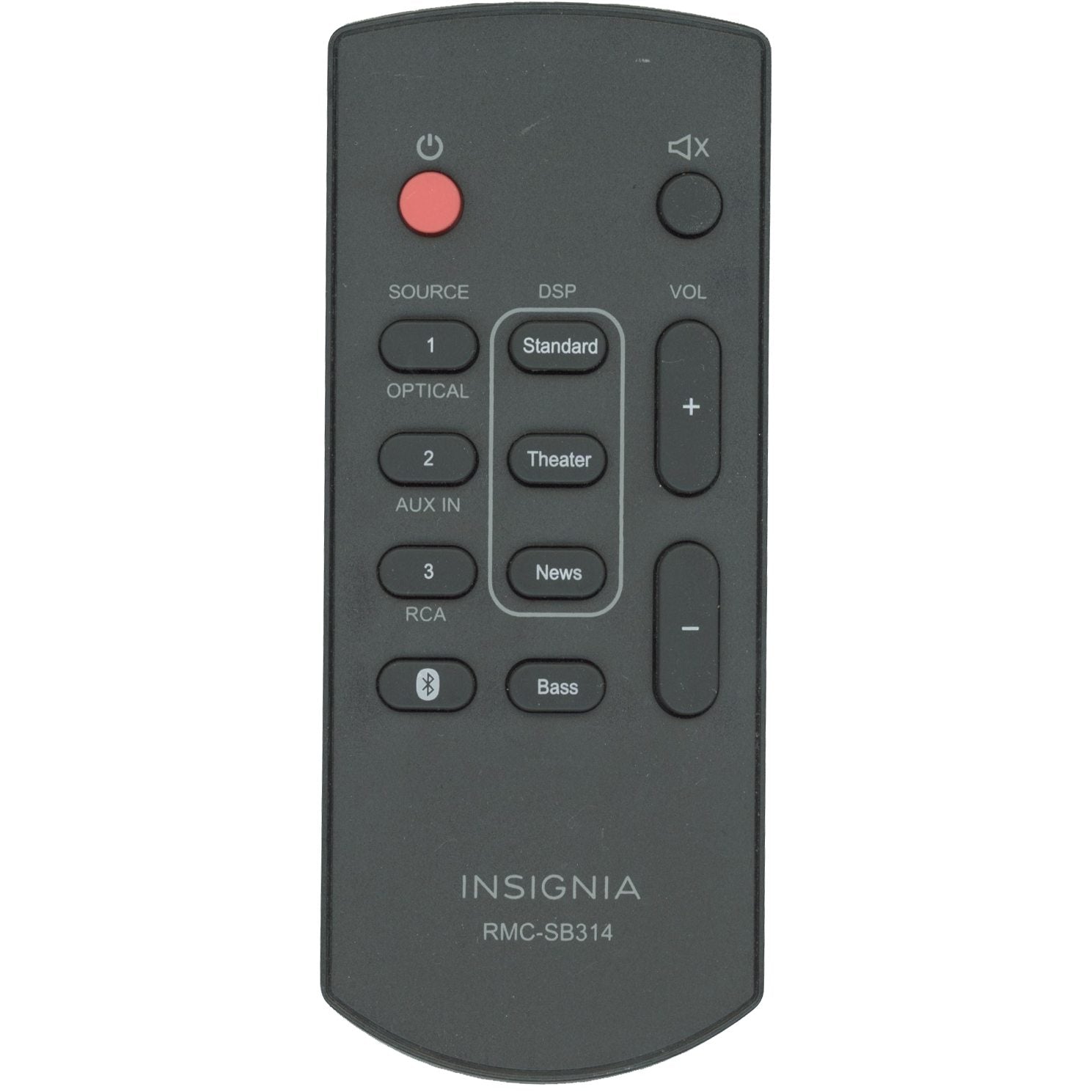 Insignia RMCSB314 Sound Bar Remote Control