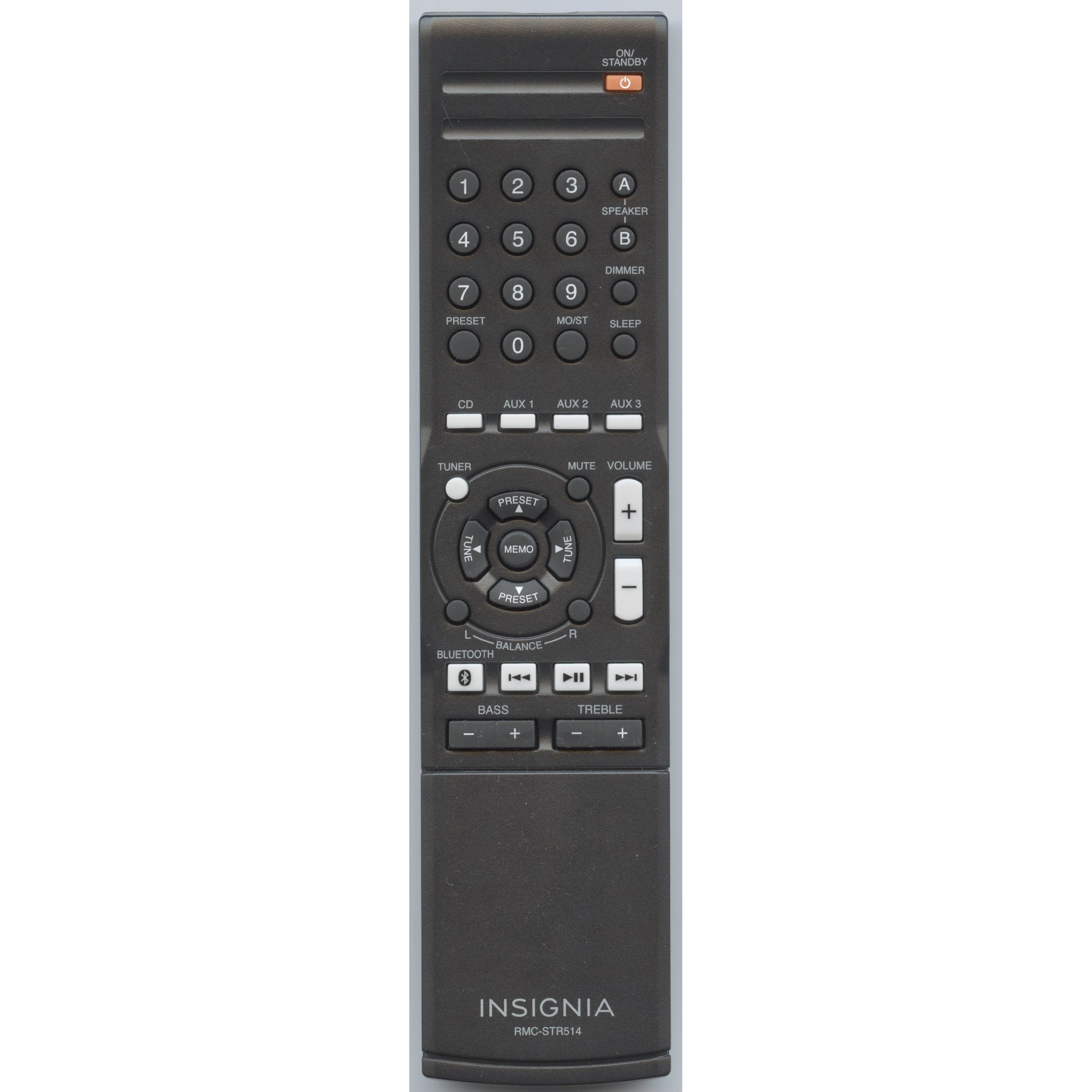 Insignia RMCSTR514 Stereo Receiver Remote Control - RMCSTR514