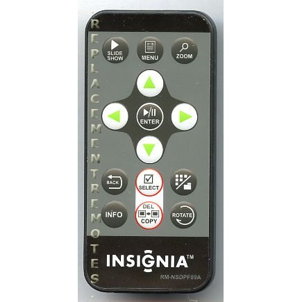 Insignia RMNSDPF09A Digital Picture Frame Remote Control