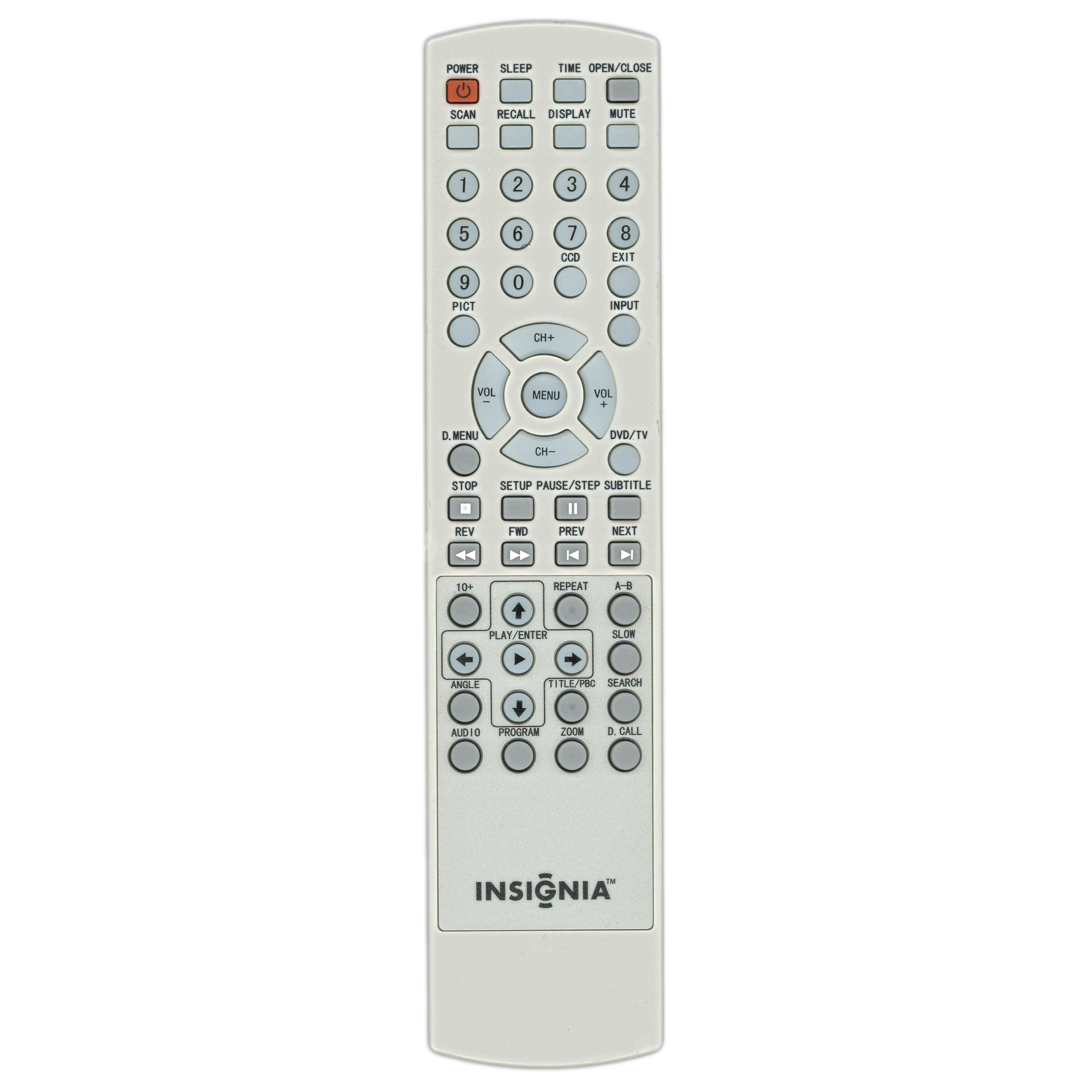 Insignia TV562035 TV/DVD Remote Control