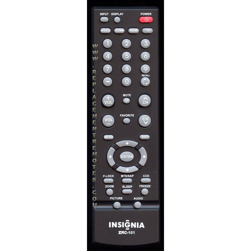 Insignia ZRC101 TV Remote Control