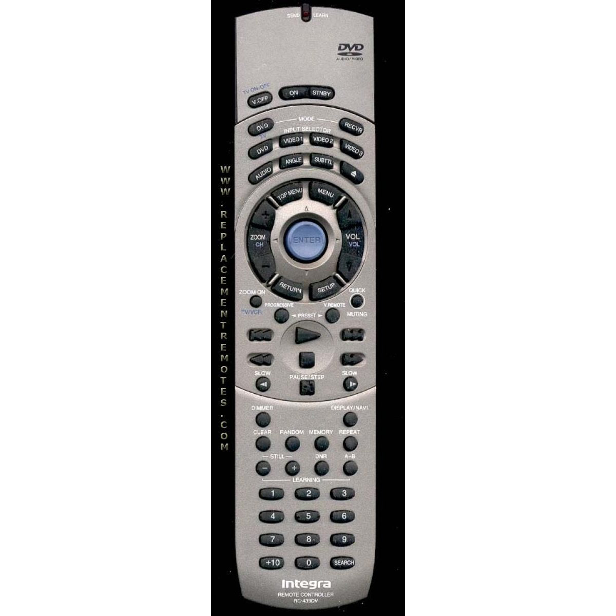 Integra RC439DV Audio Remote Control