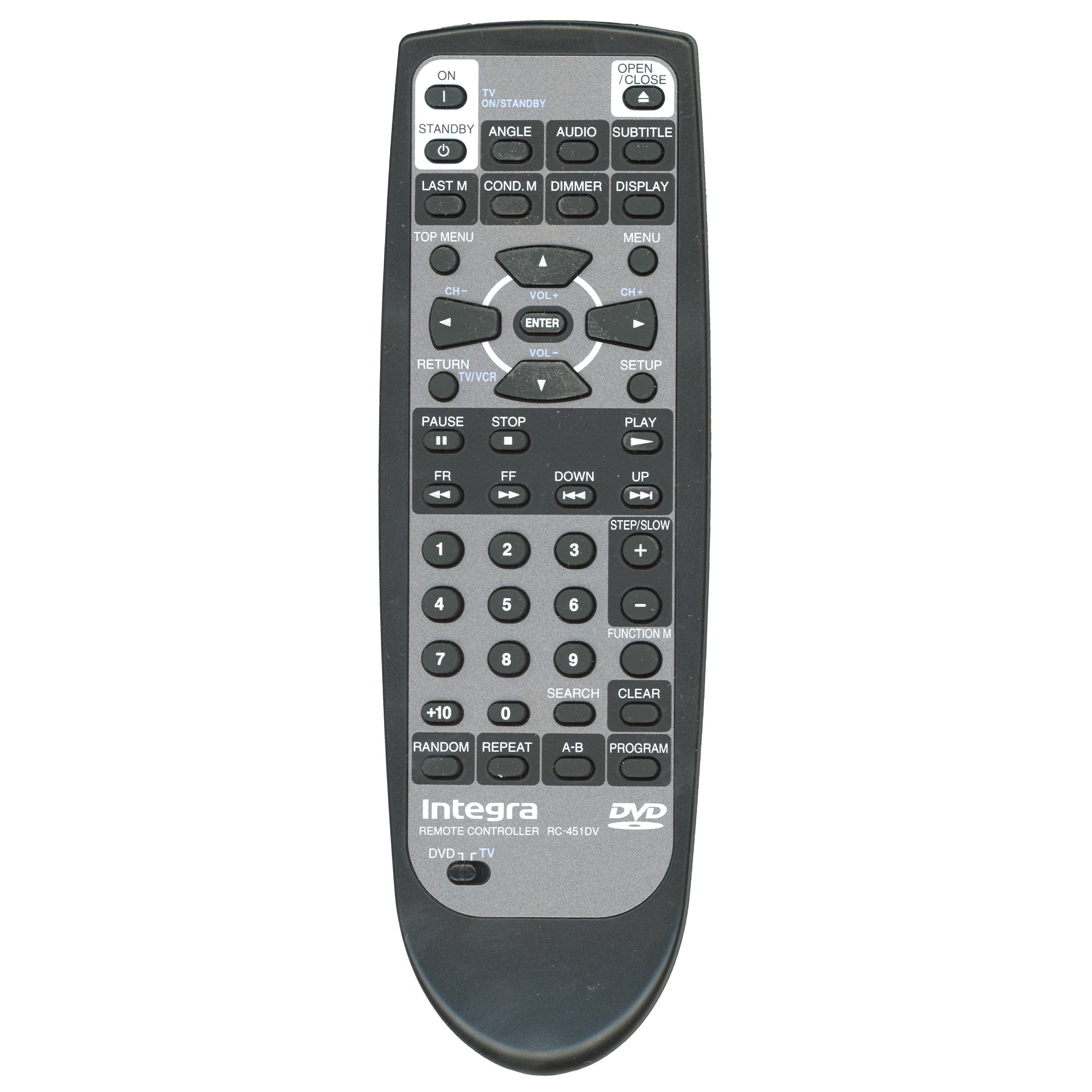 Integra RC451DV DVD Remote Control