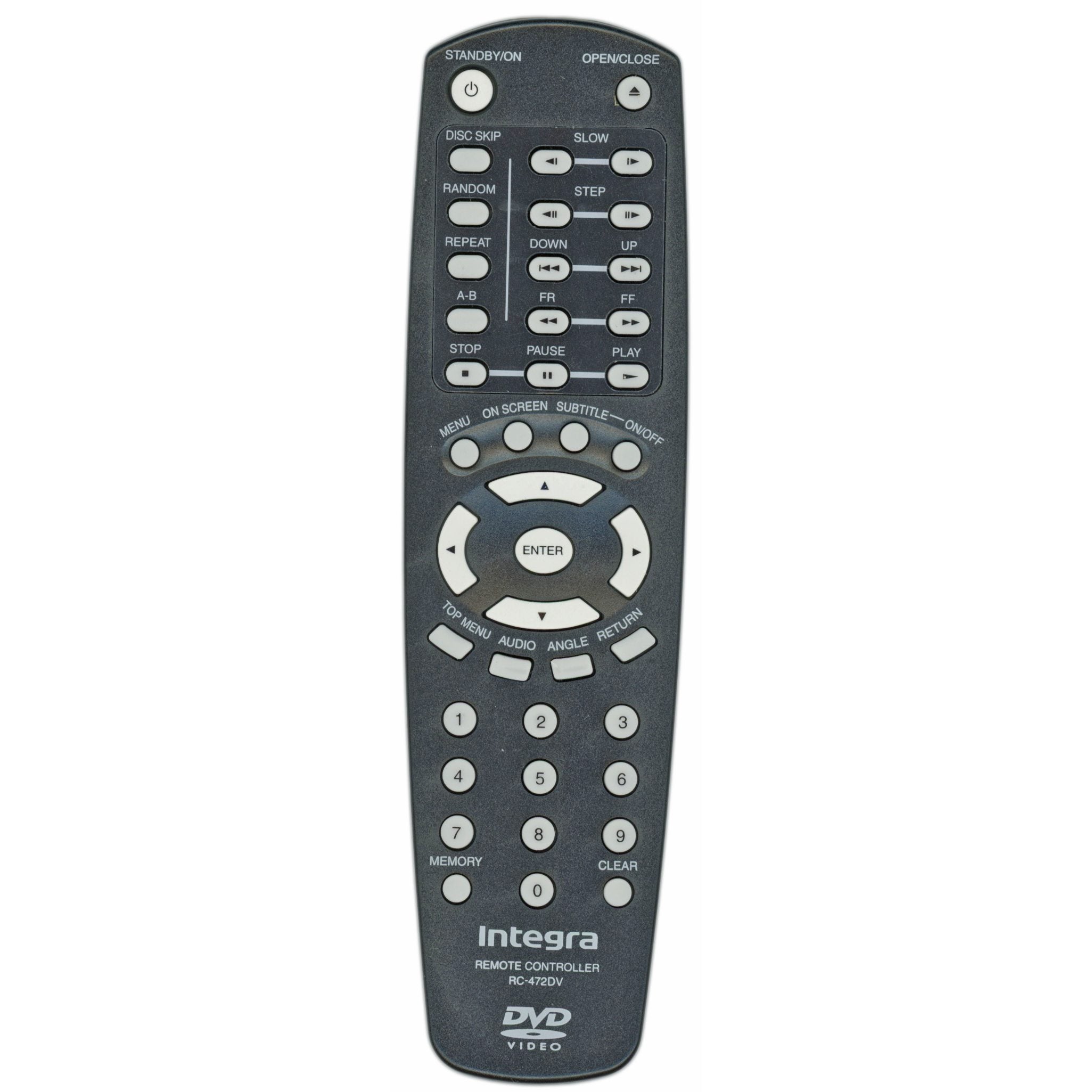 Integra RC472DV DVD Remote Control