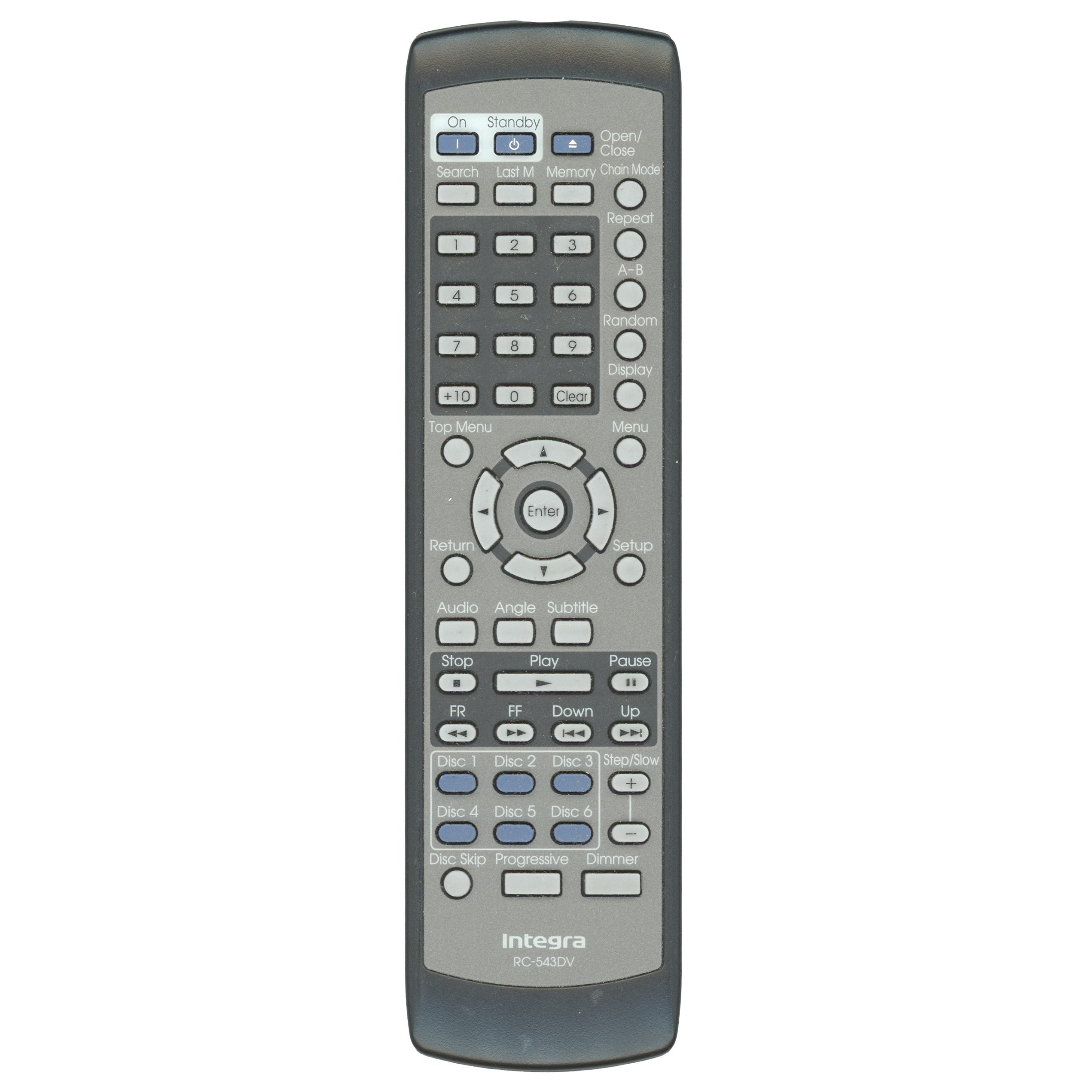 Integra RC543DV DVD Remote Control