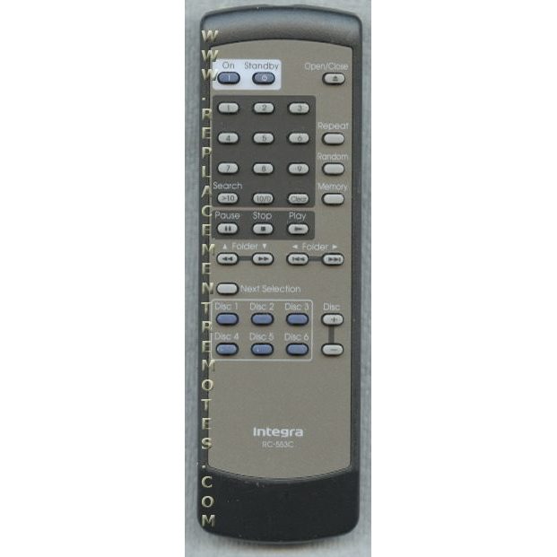 Integra RC553C Audio Remote Control