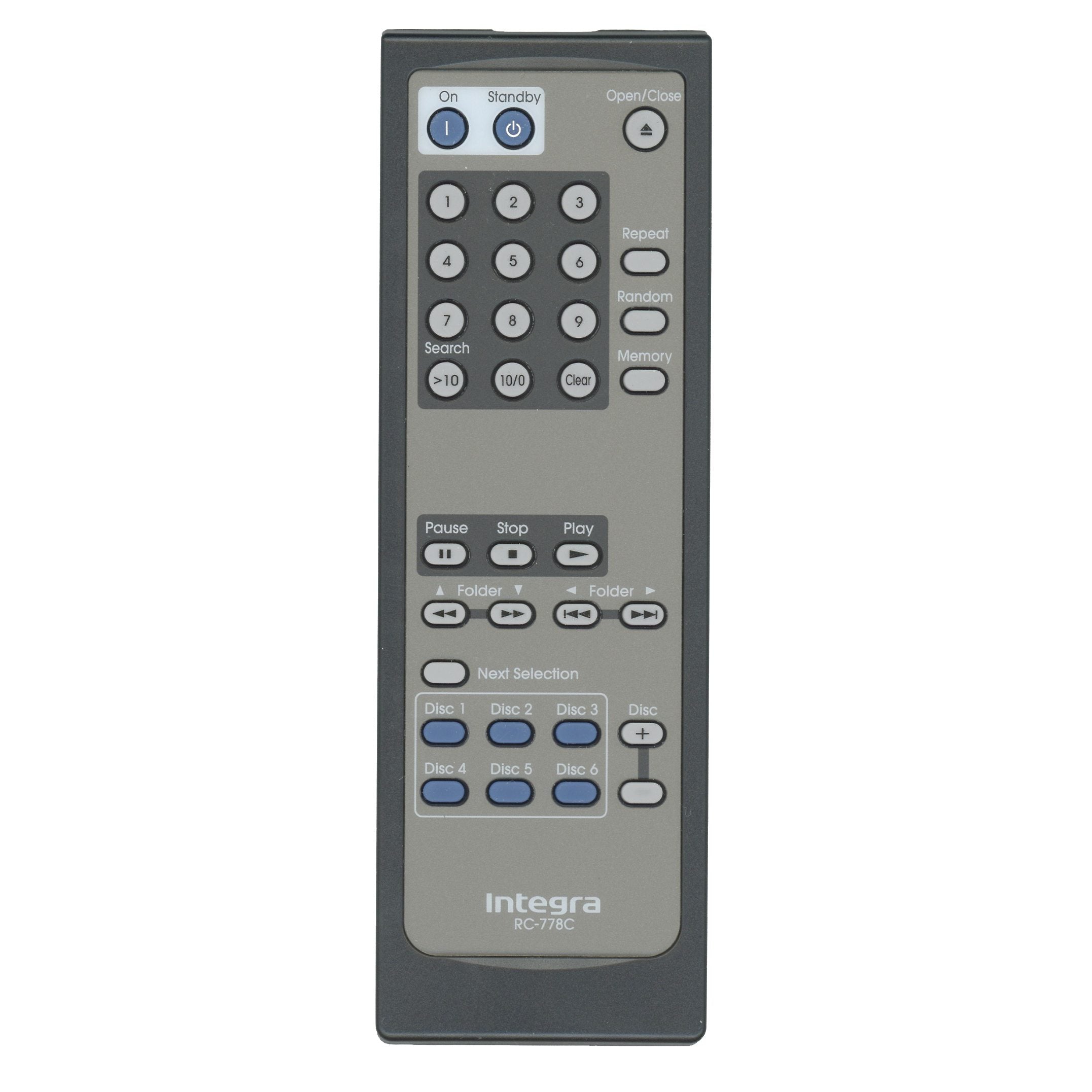 Integra RC778C Audio Remote Control