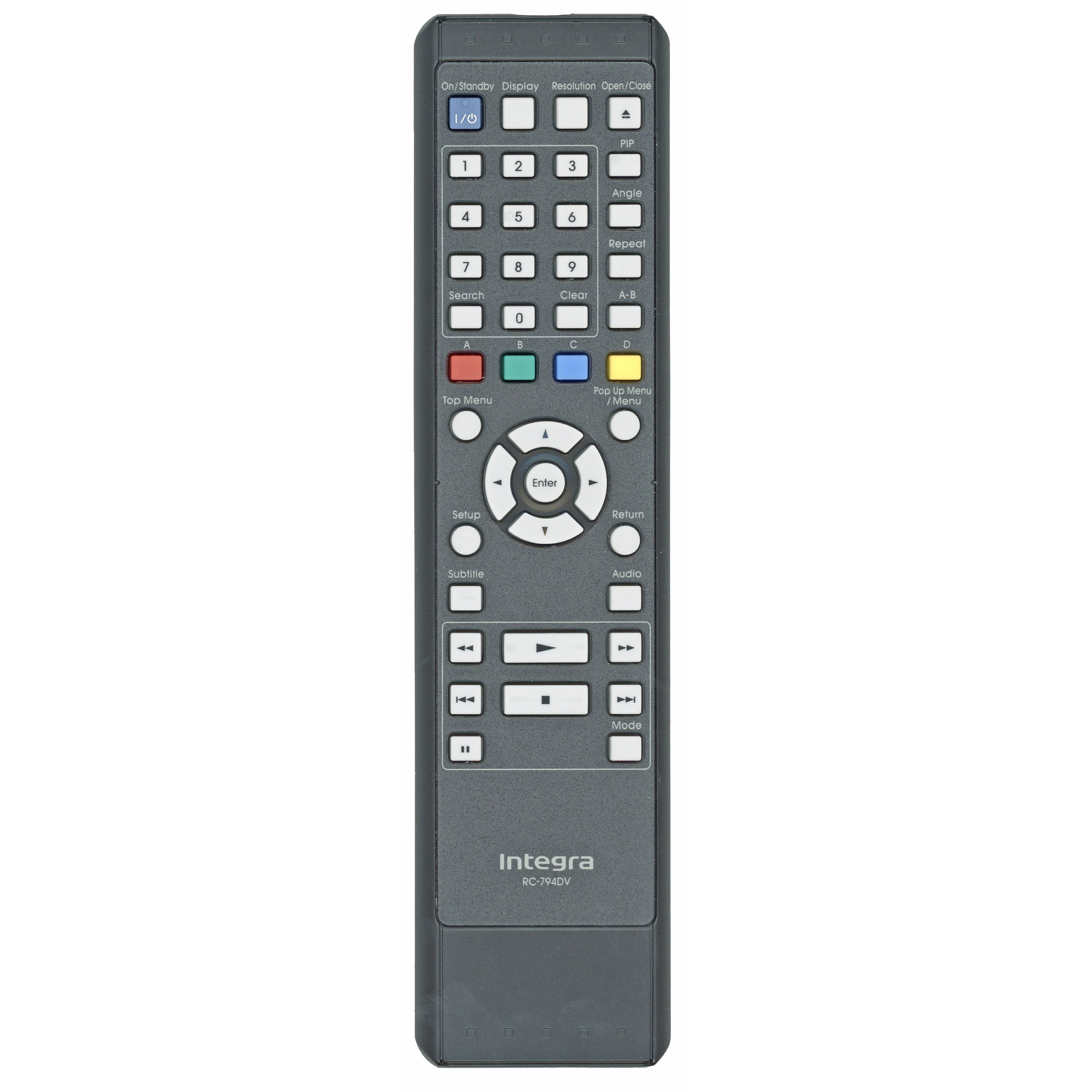 Integra RC794DV Blu-ray Remote Control