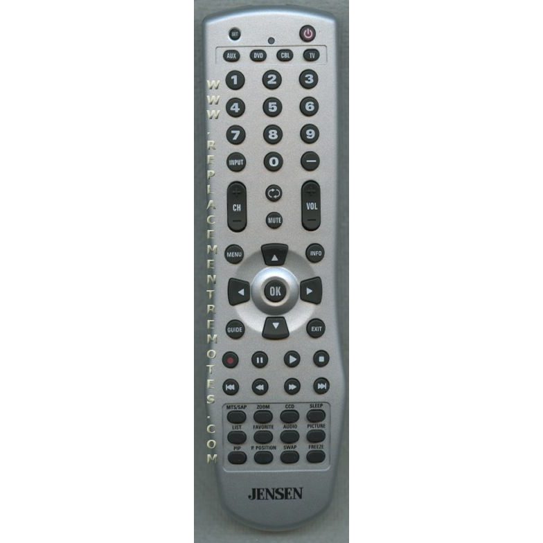 Jensen 301D42FB606D TV Remote Control