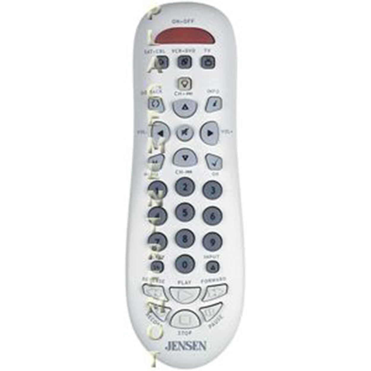 Jensen JER321 3-Device Universal Remote Control