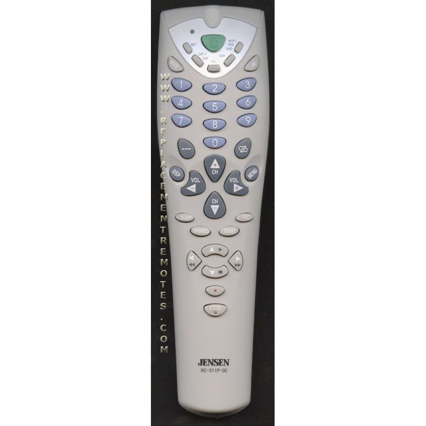 Jensen RCS11P0C TV Remote Control