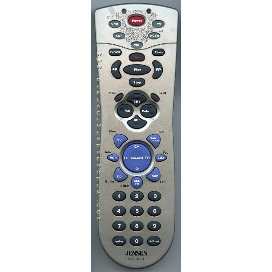 Jensen SC570 5-Device Universal Remote Control