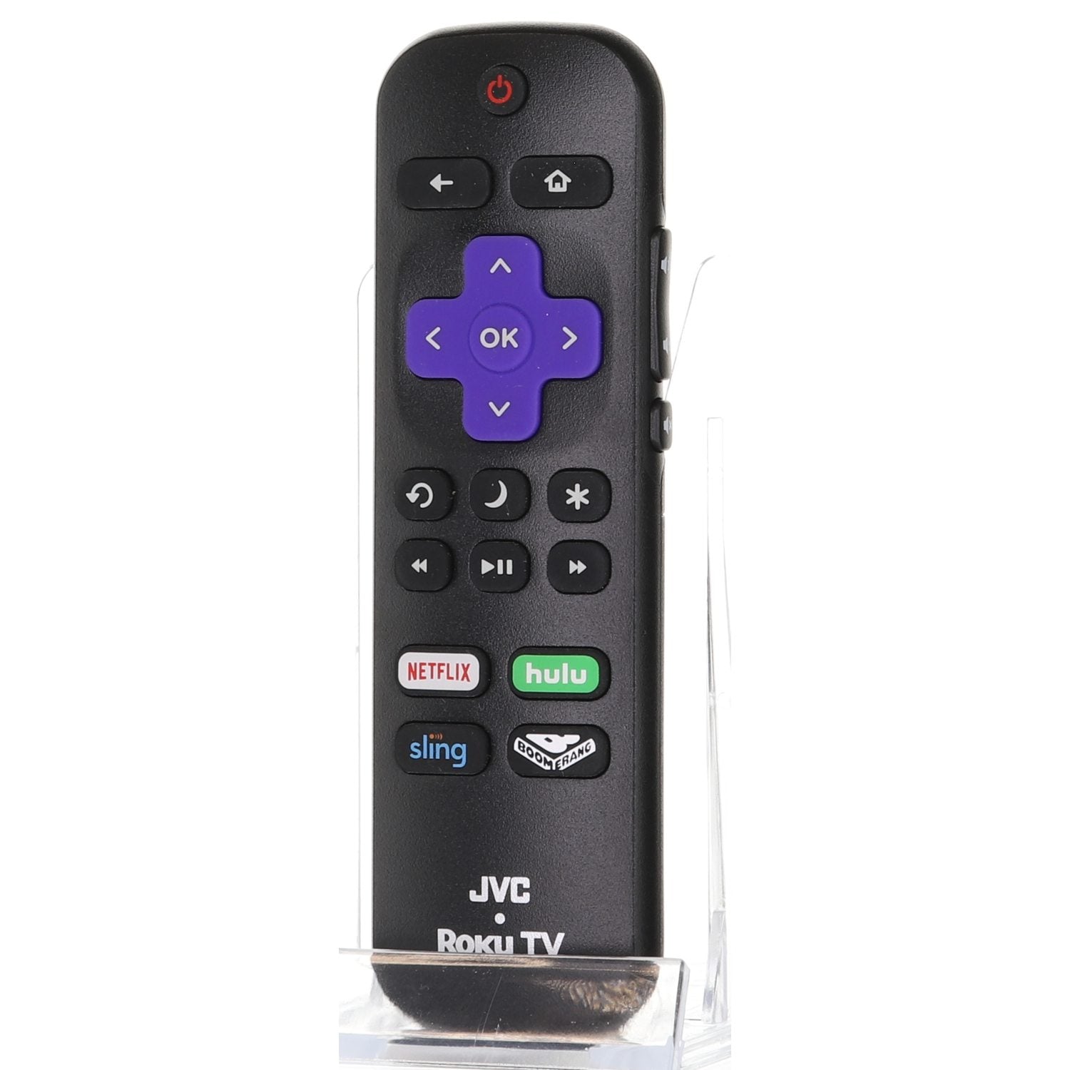 JVC 101018E0037 Roku TV Remote Control - NETFLIX, Hulu, Sling, Boomerang - 101018E0037