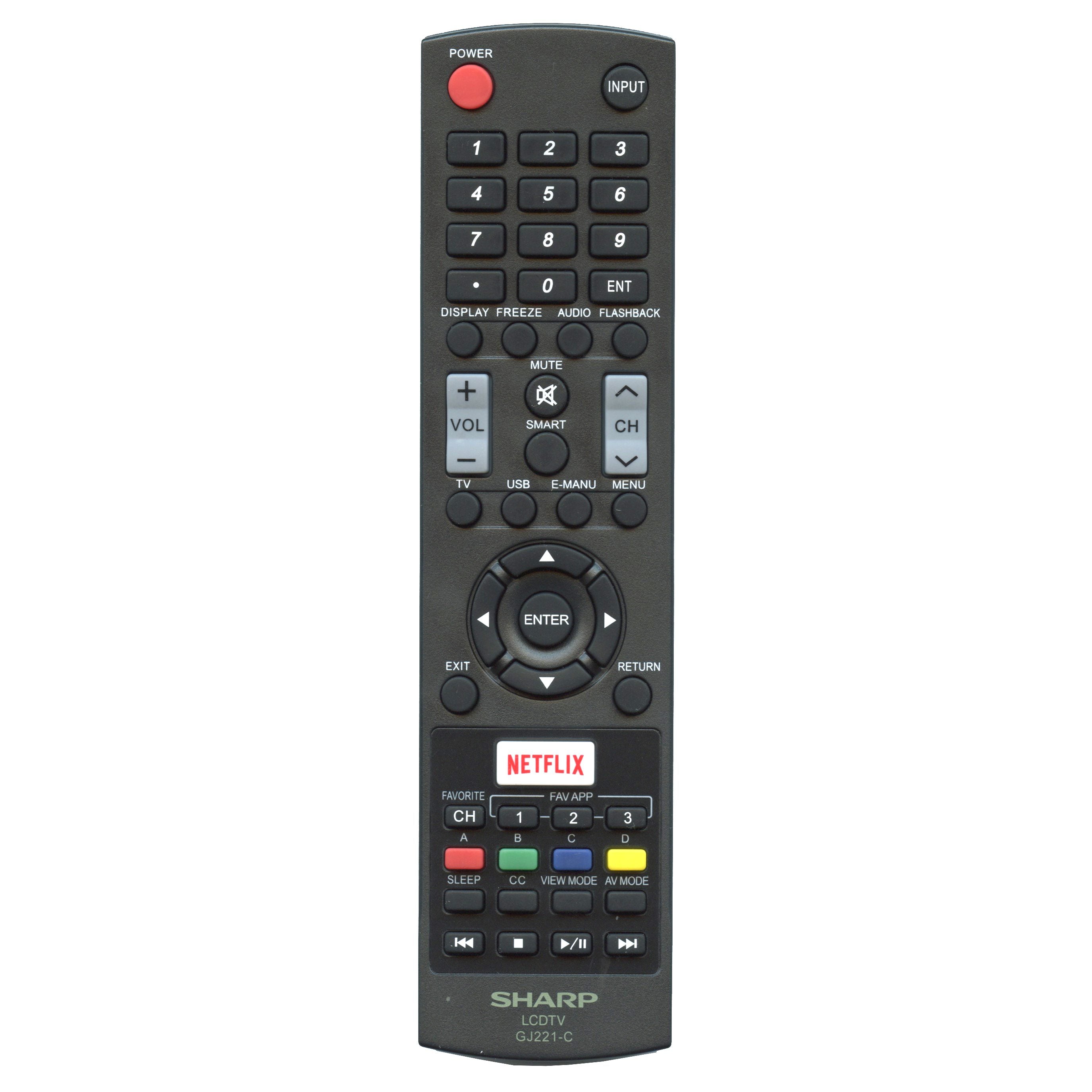 JVC GJ221C TV Remote Control