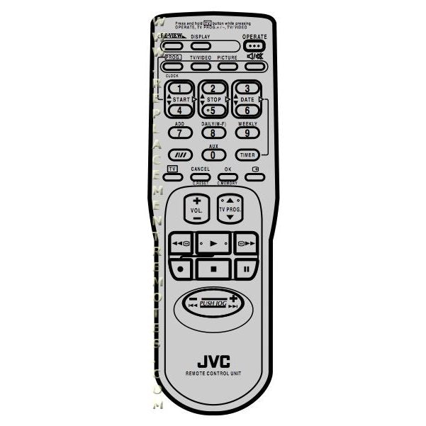 JVC HRJ231 Audio Remote Control