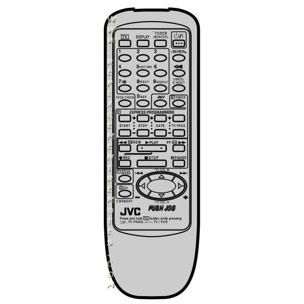 JVC HRJ240E Audio Remote Control