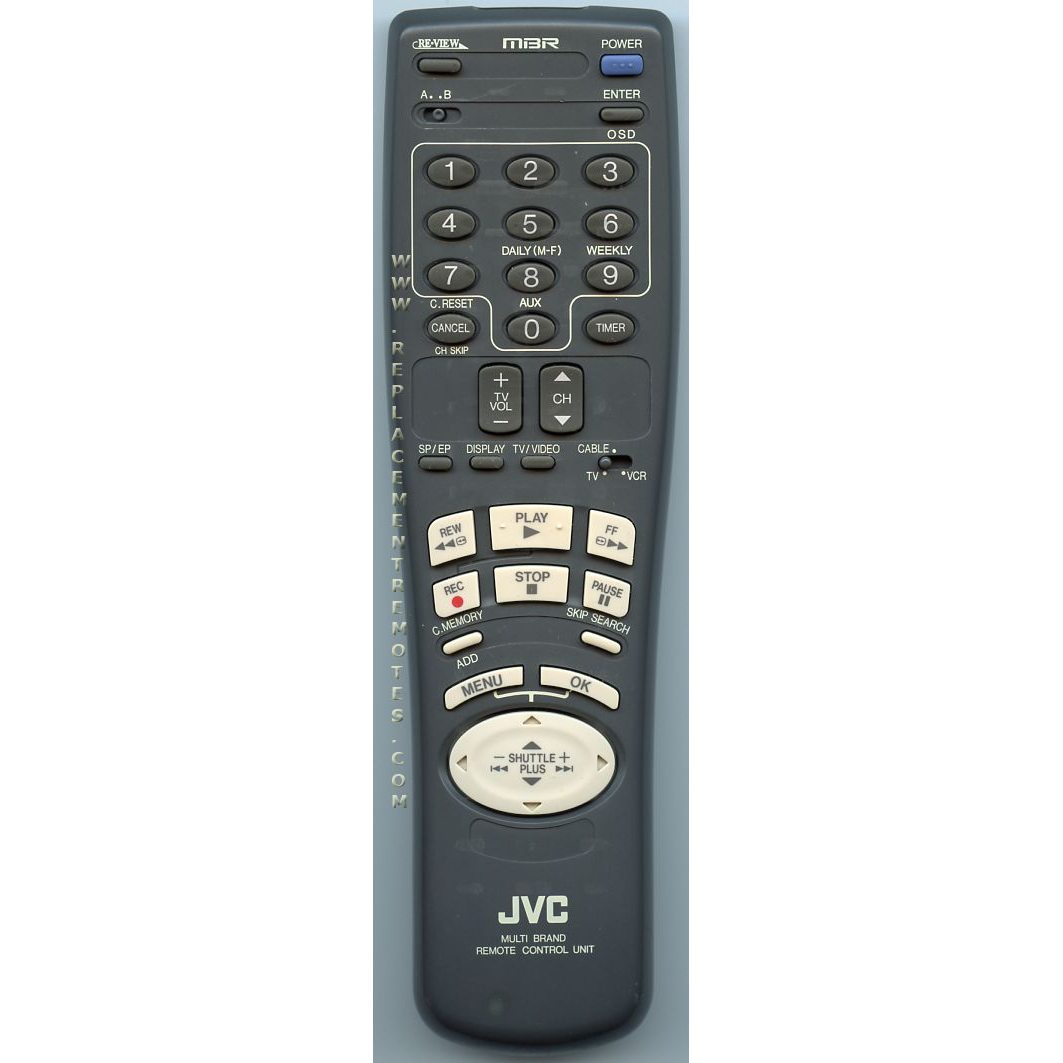 JVC LP20337MBR1 VCR Remote Control