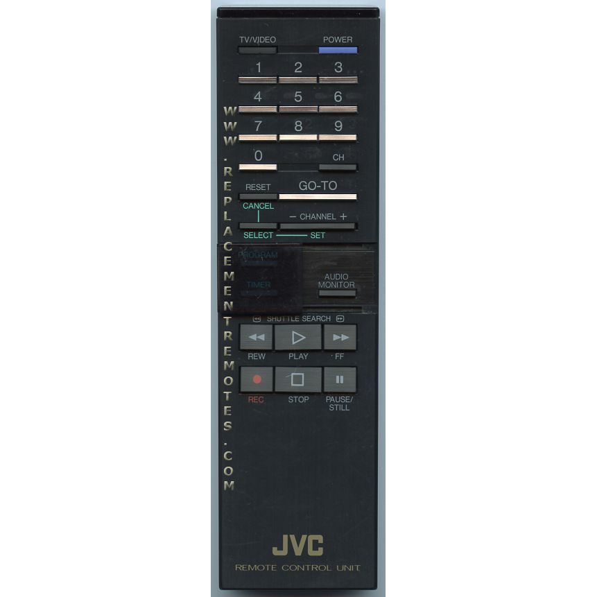 JVC PQ10318B VCR Remote Control