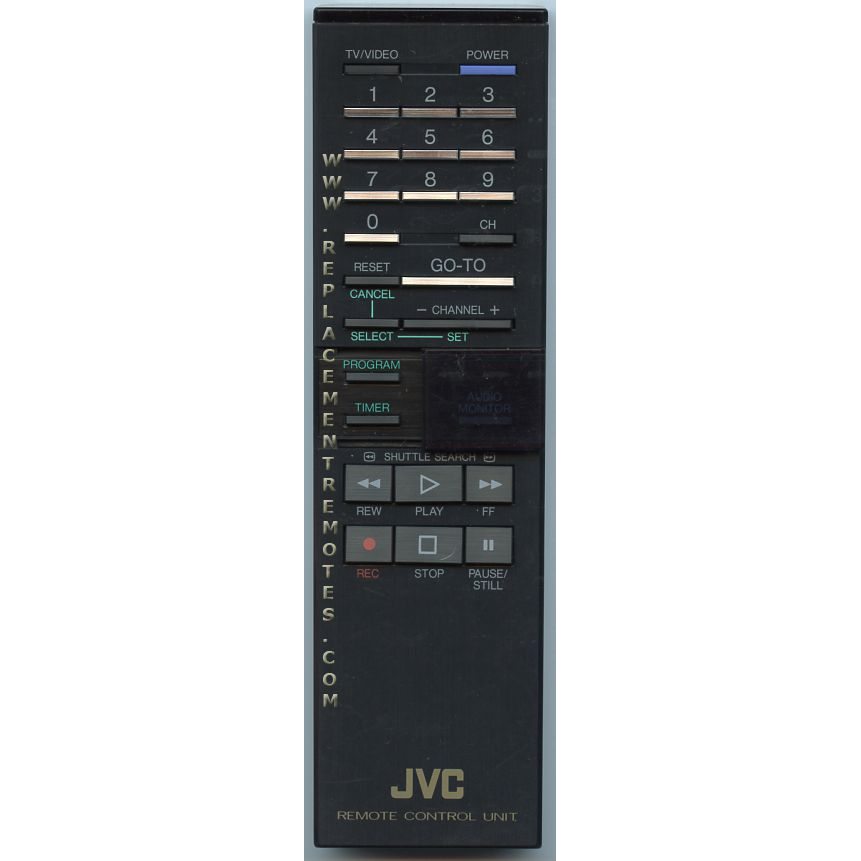 JVC PQ10318B VCR Remote Control