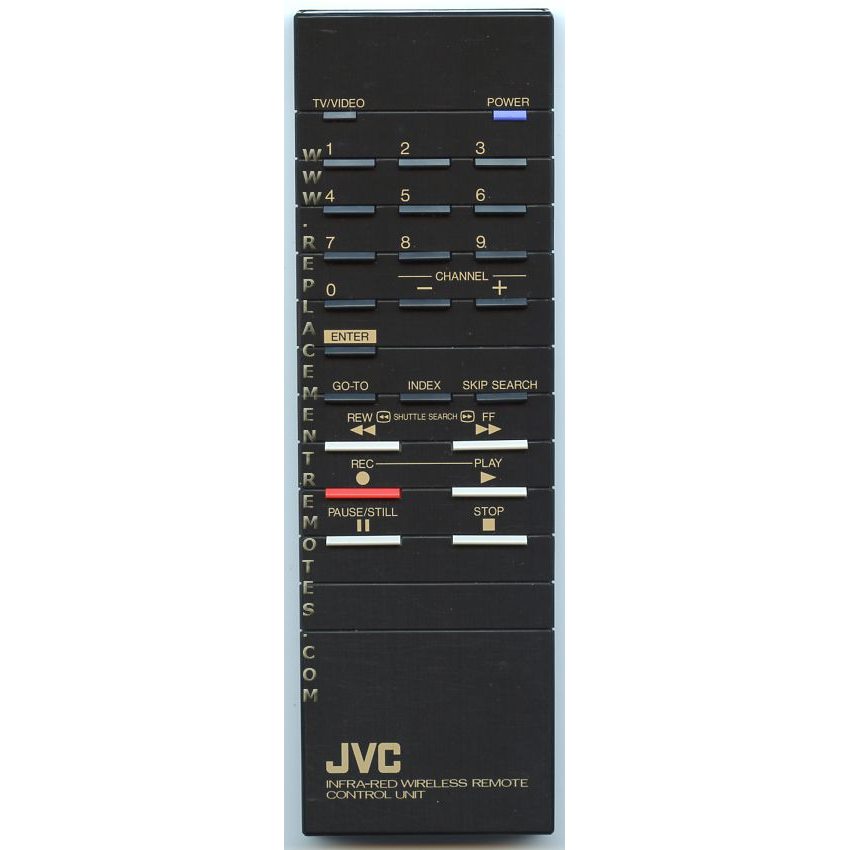 JVC PQ10474A1 VCR Remote Control