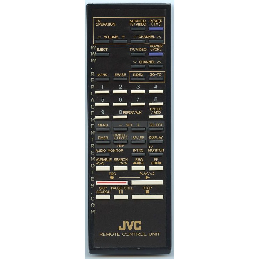 JVC PQ10544(A) VCR Remote Control