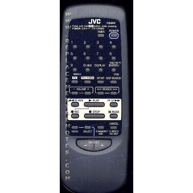 JVC PQ21674C VCR Remote Control