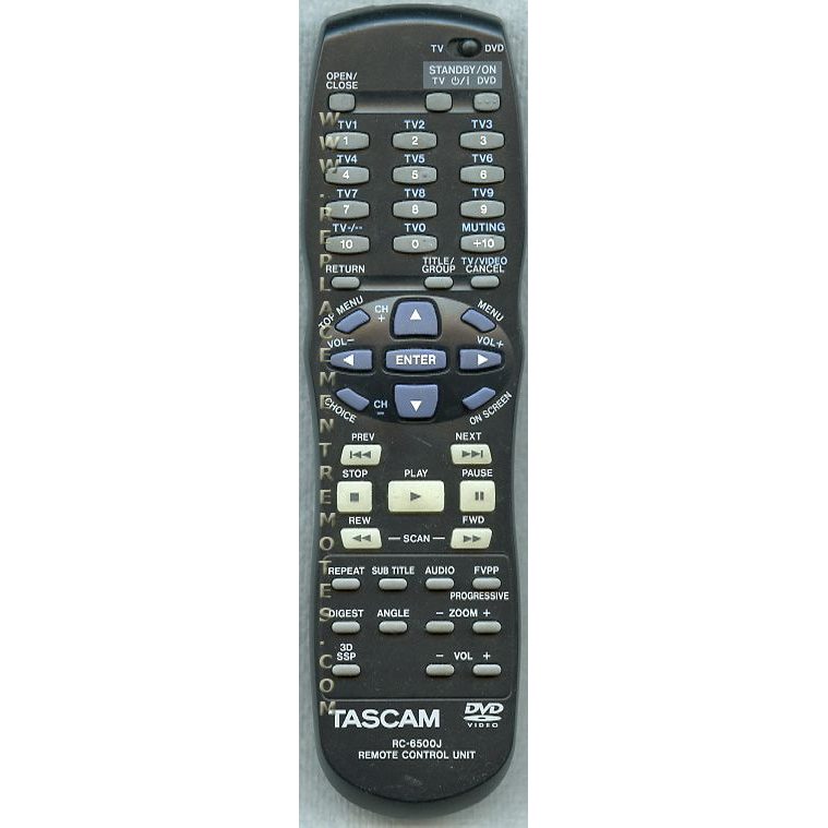 JVC RC6500J DVD Remote Control