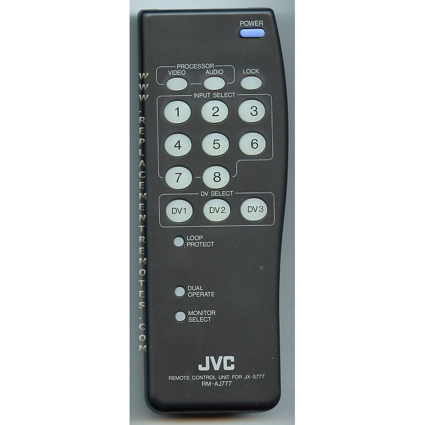 JVC RMAJ777 Monitor Remote Control