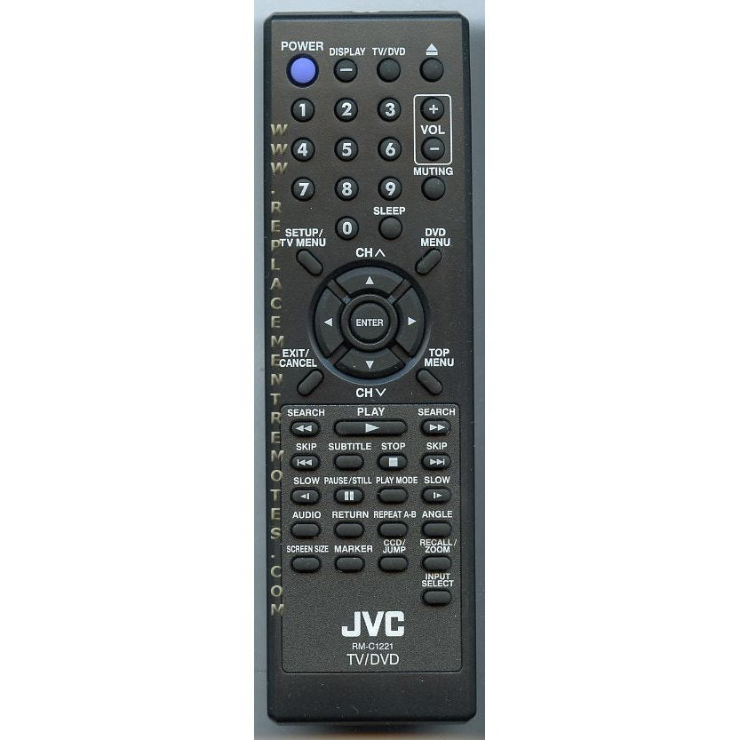 JVC RMC1221 TV/DVD Remote Control