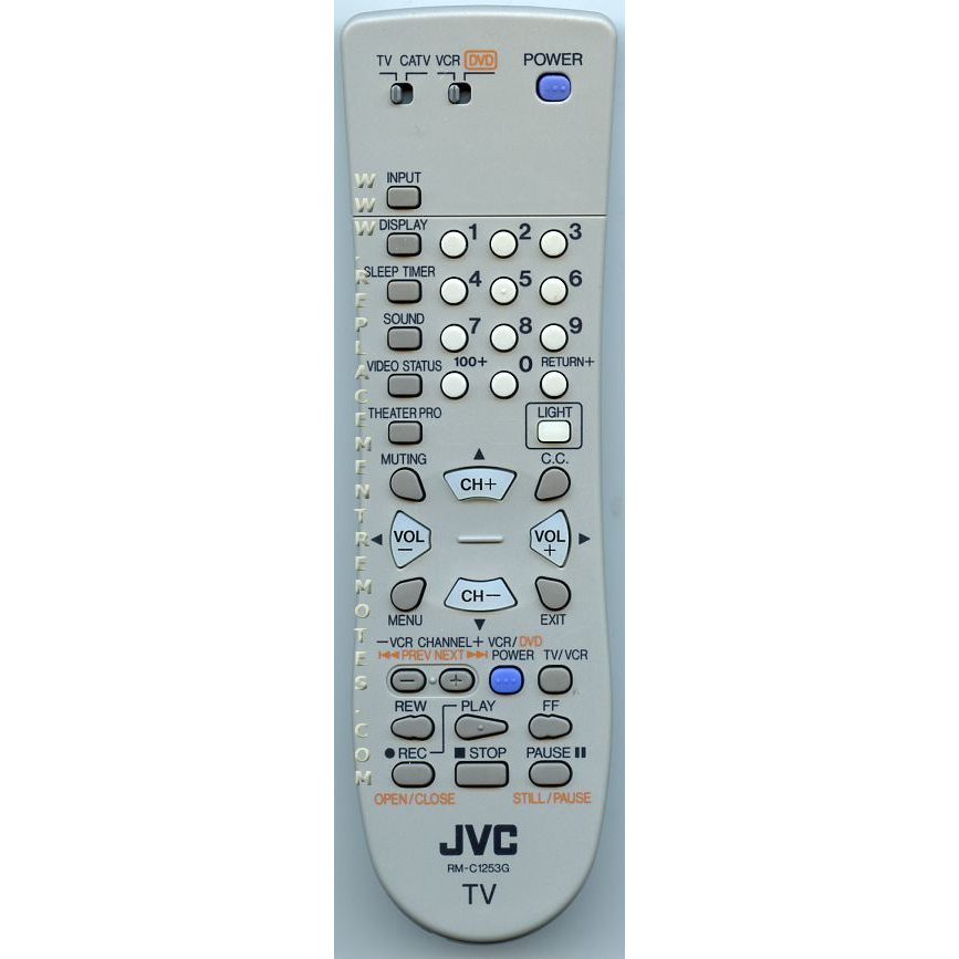 JVC RMC1253G TV Remote Control