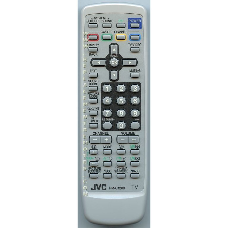 JVC RMC1280 TV Remote Control