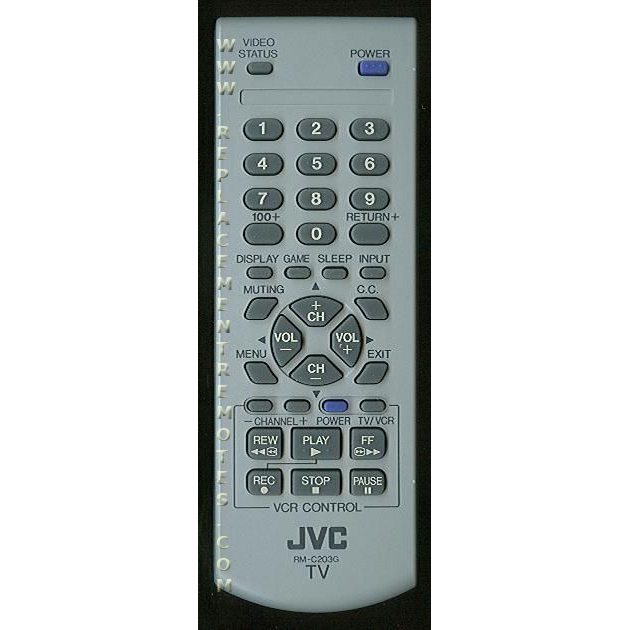 JVC RMC203G TV Remote Control