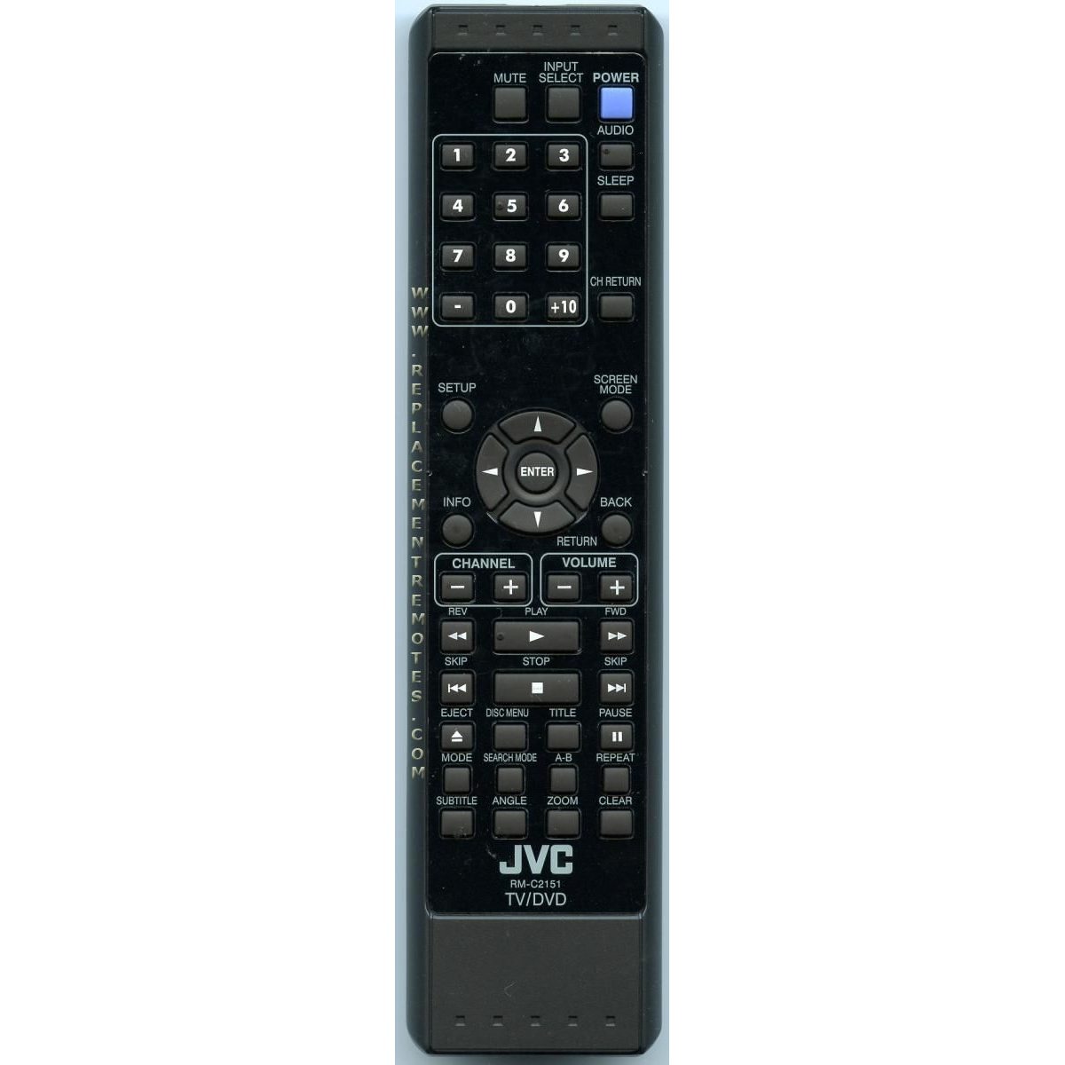 JVC RMC2151 TV/DVD Remote Control