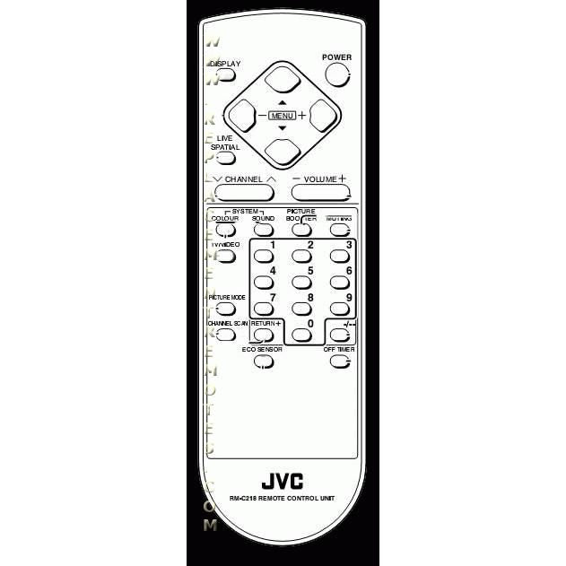 JVC RMC218 TV Remote Control