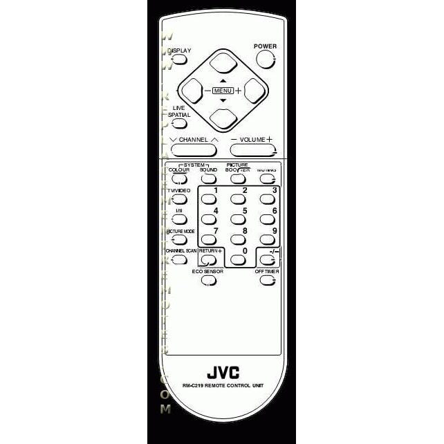 JVC RMC219 TV Remote Control