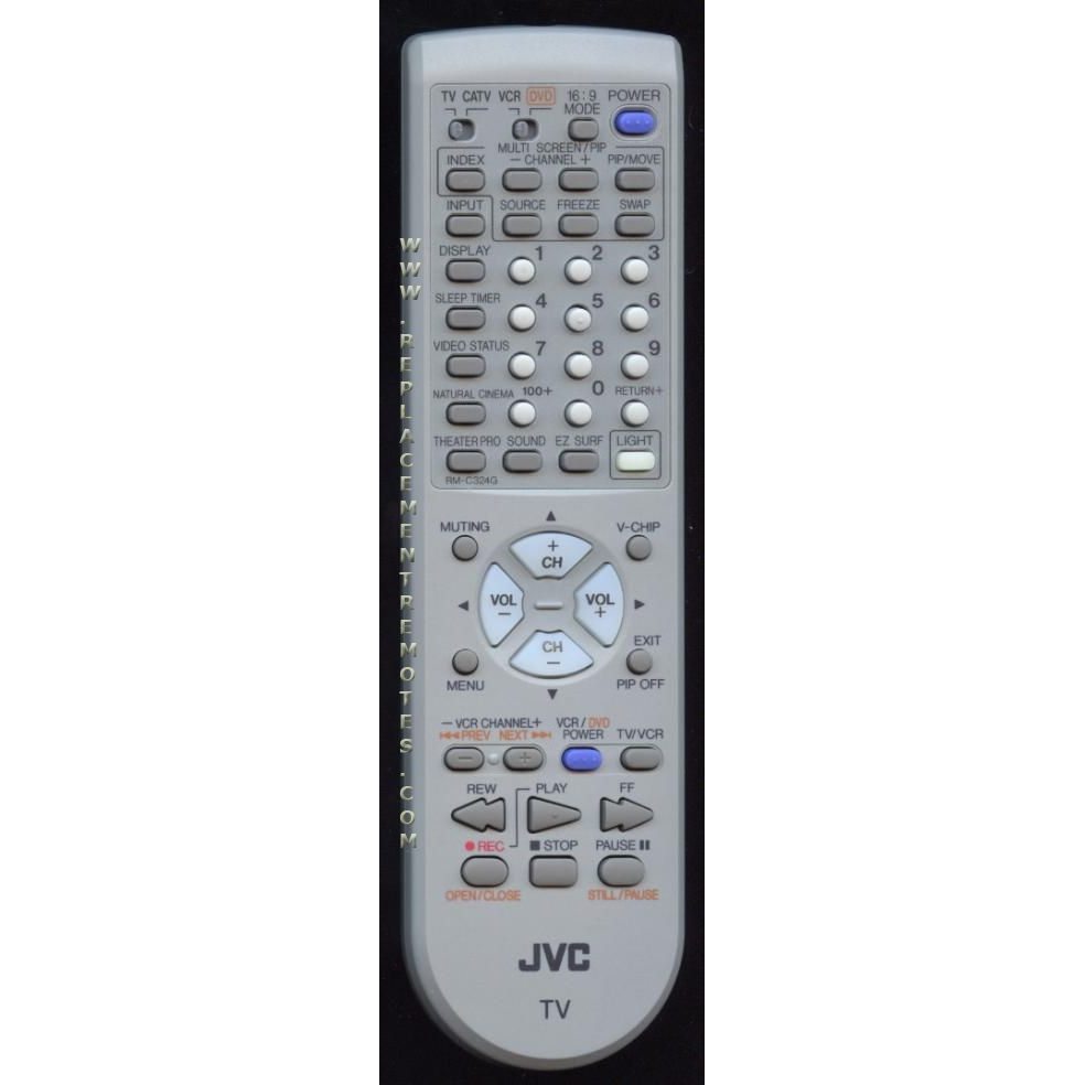 JVC RMC324G TV Remote Control