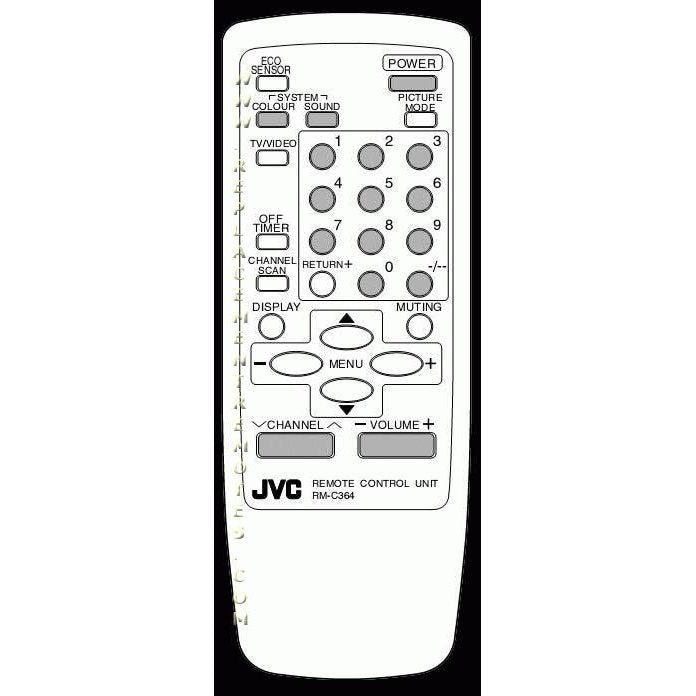 JVC RMC364 TV Remote Control