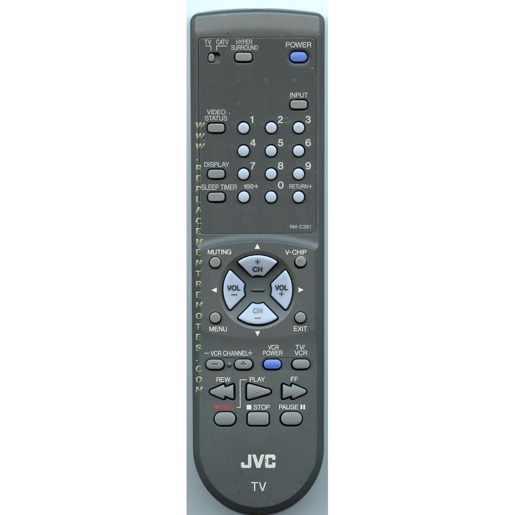 JVC RMC381 TV Remote Control